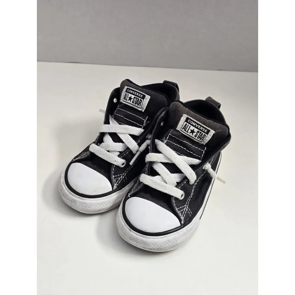 CONVERSE Chuck Taylor Gray All Star Street Mid Little Kids 7 Mid Top Sneakers